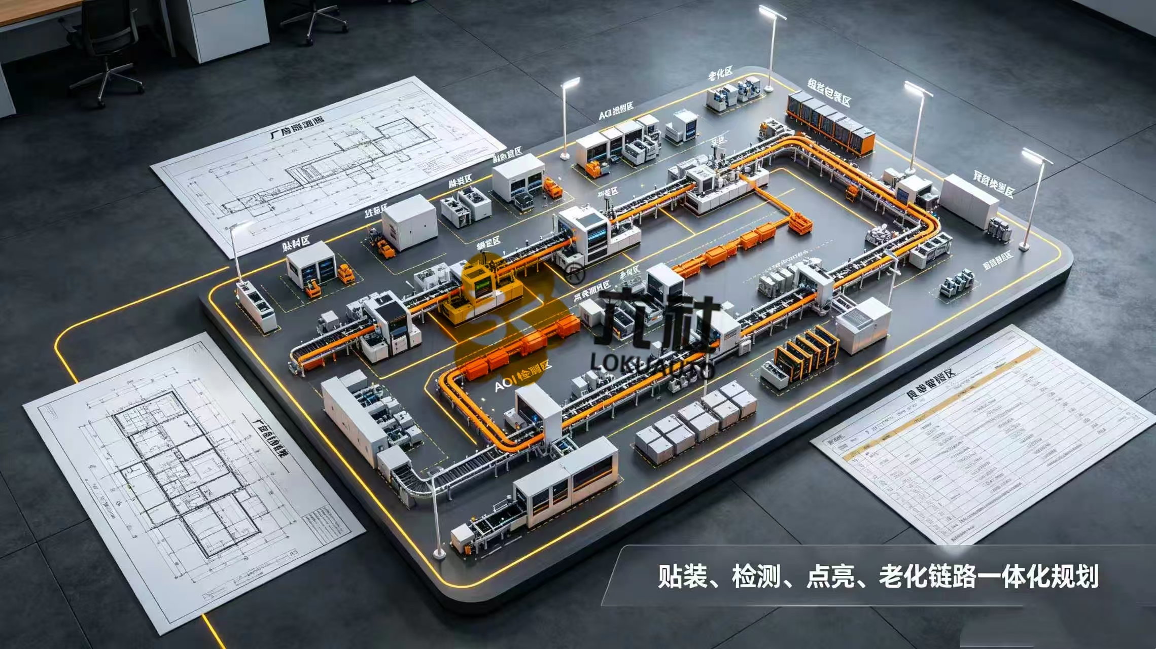 显示屏生产线