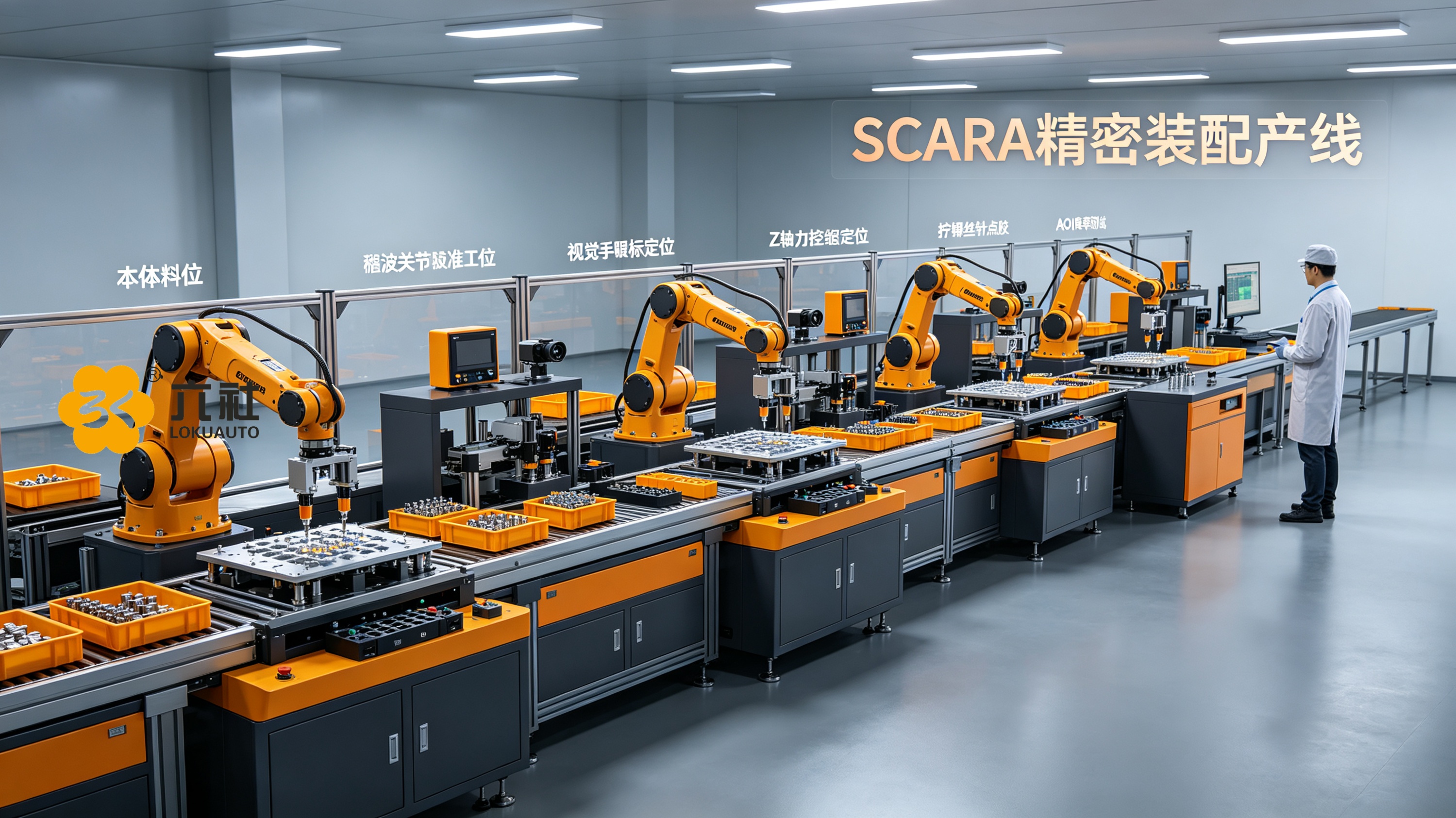 SCARA机器人生产线