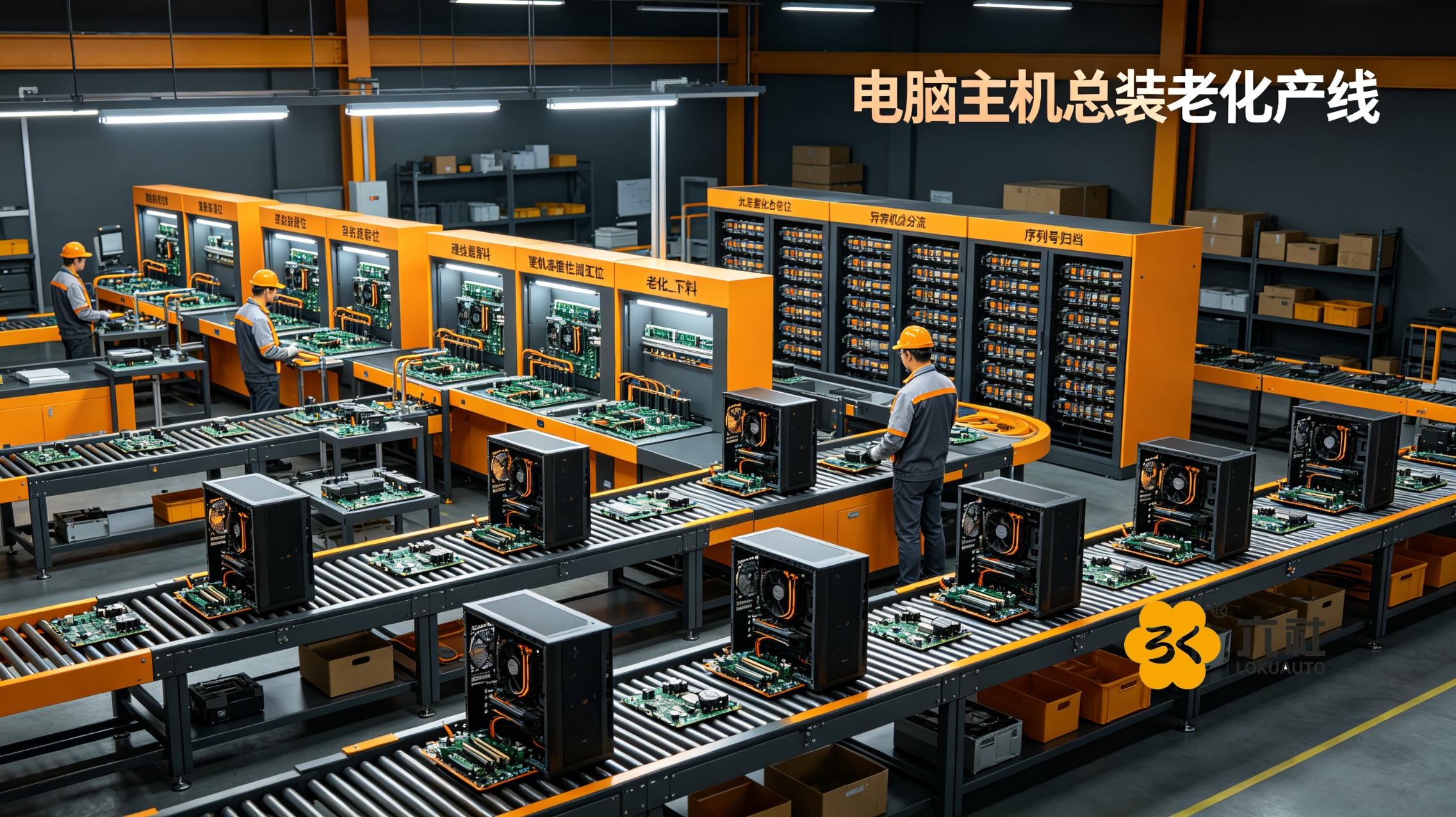 电脑主机生产线